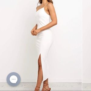 Petal and Pup white Zahra dress